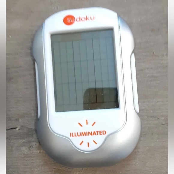 illuminated Sudoku Handheld Electronic Game Techno Source Touch Screen - Picture 1 of 7